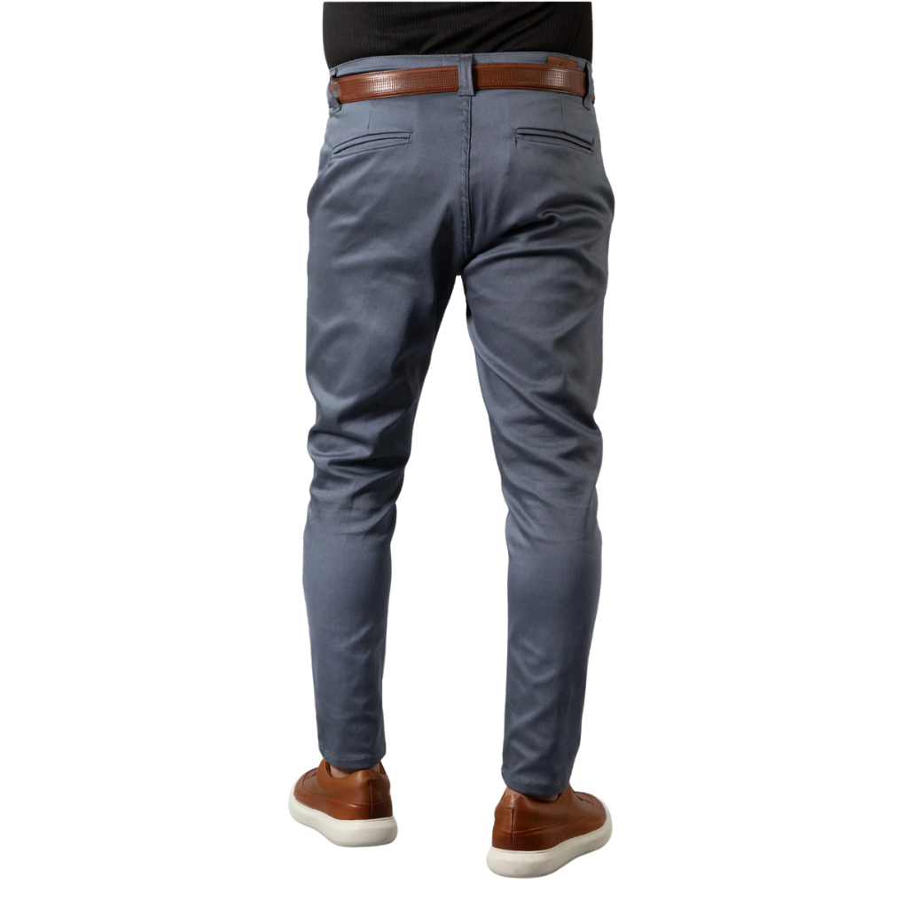Calça Esporte Fino Masculina Slim Sarja