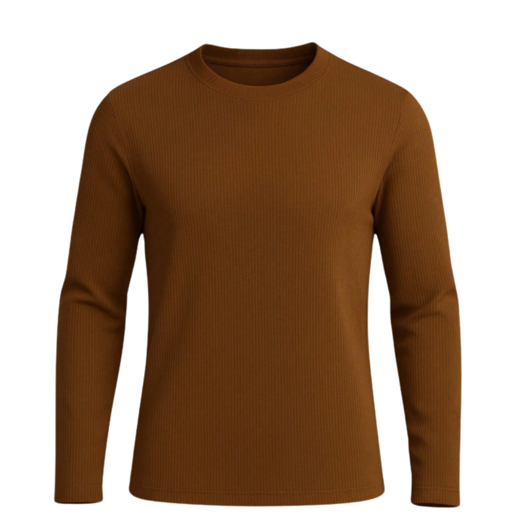 Camisa Masculina Ribana Canelada