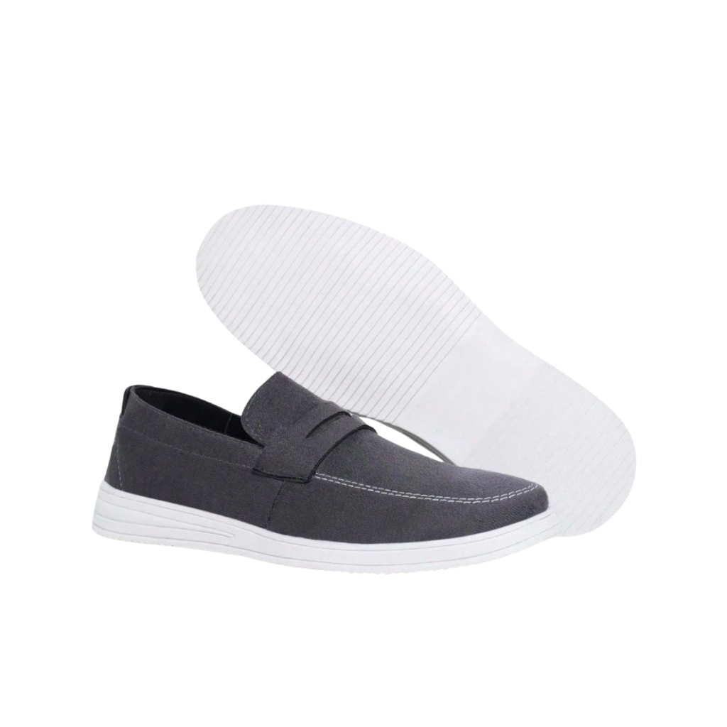 Mocassim Casual Masculino Oxford + Relógio de Ponteiro