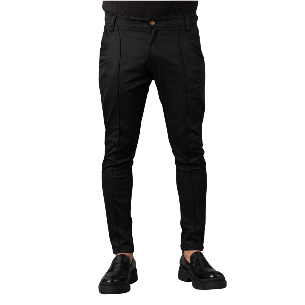 Calça Esporte Fino Masculina Slim Sarja