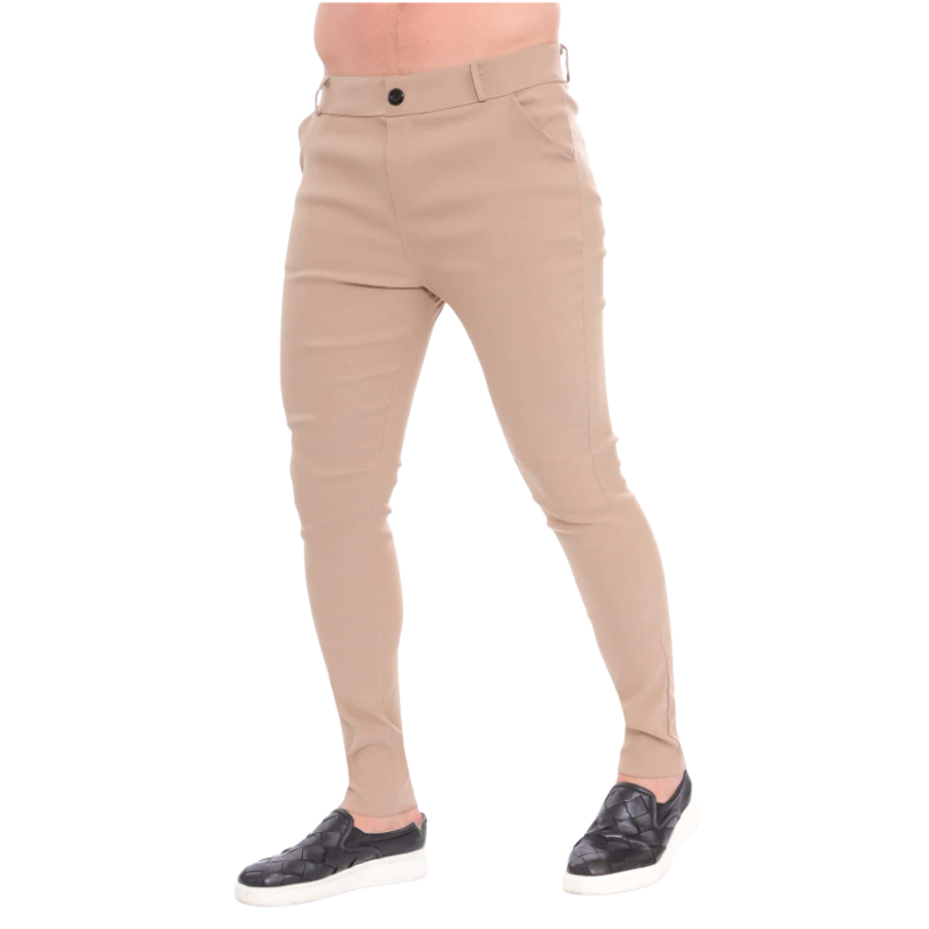 Kit 3 Calças Alfaiataria Masculina Super Skinny Svelt