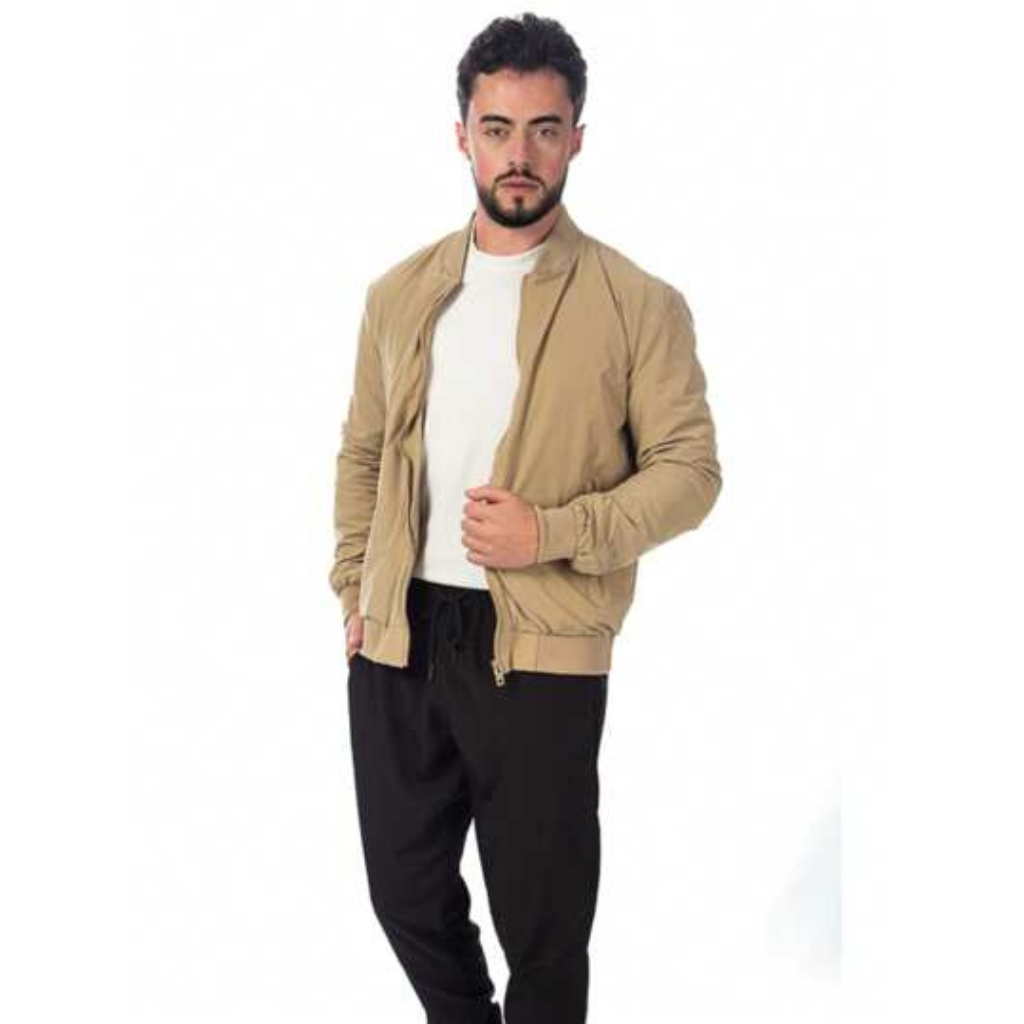 Jaqueta Masculina Bomber Com Ziper Dussart