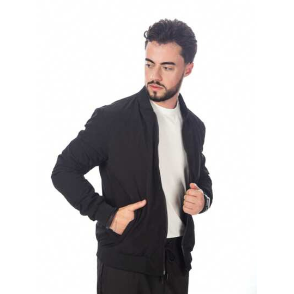 Jaqueta Masculina Bomber Com Ziper Dussart