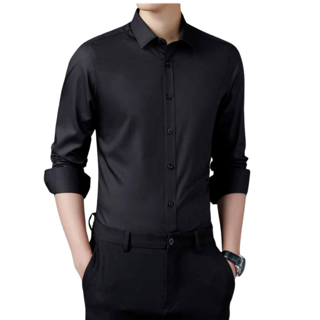 Camisa Social De Botão Manga Longa