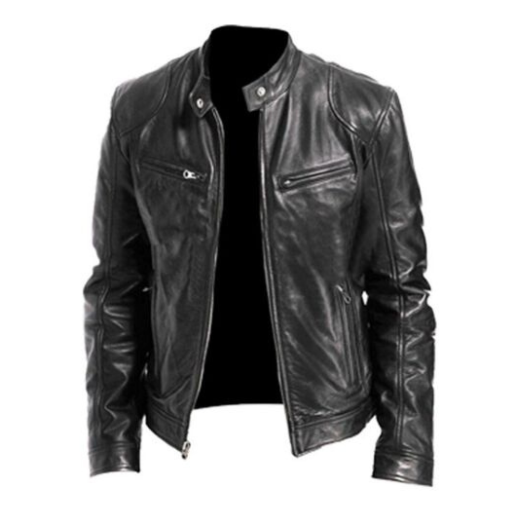 Jaqueta De Couro Masculina Défi